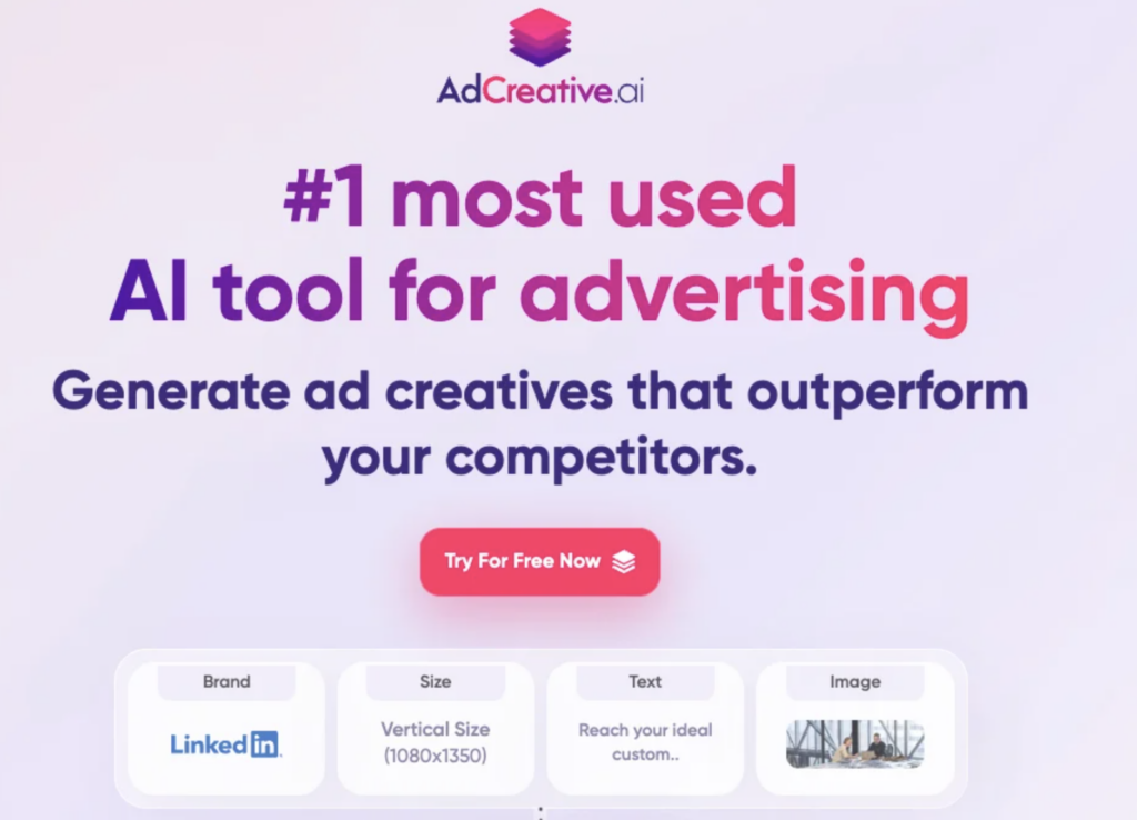 adcreative.ai - the best tool for LinkedIn ad